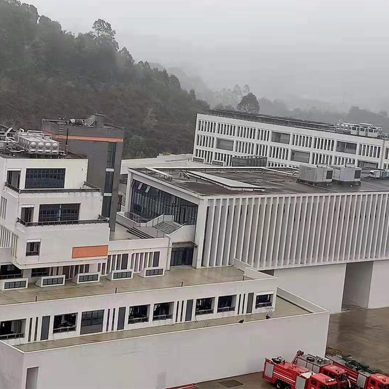 廣州搜救基地太陽(yáng)能+空氣能熱水工程